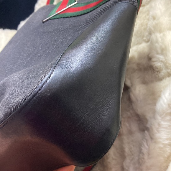 FIRM🔥Authentic Gucci Web Sherryline Shoulderbag - Picture 6 of 12